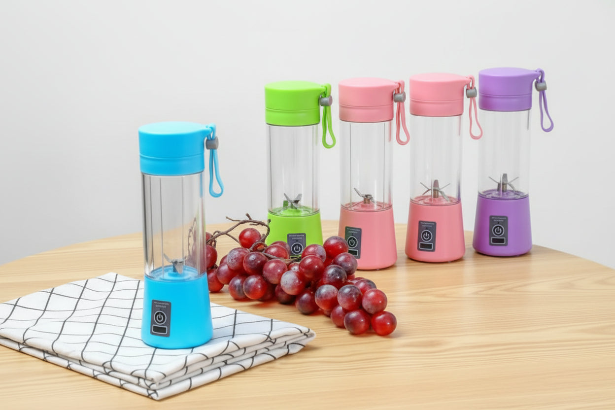 Portable Rechargeable Fruit and Juice Blender BLUE