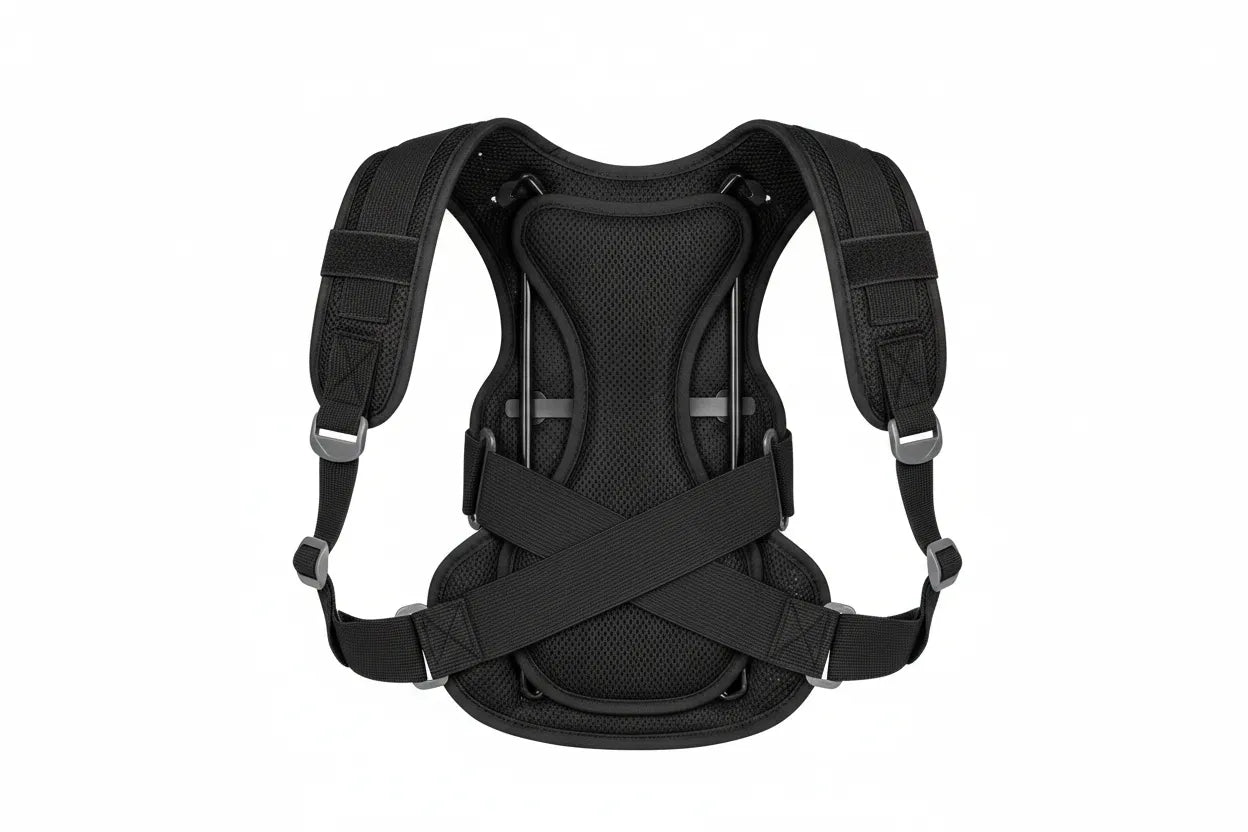 black Posture Support Brace