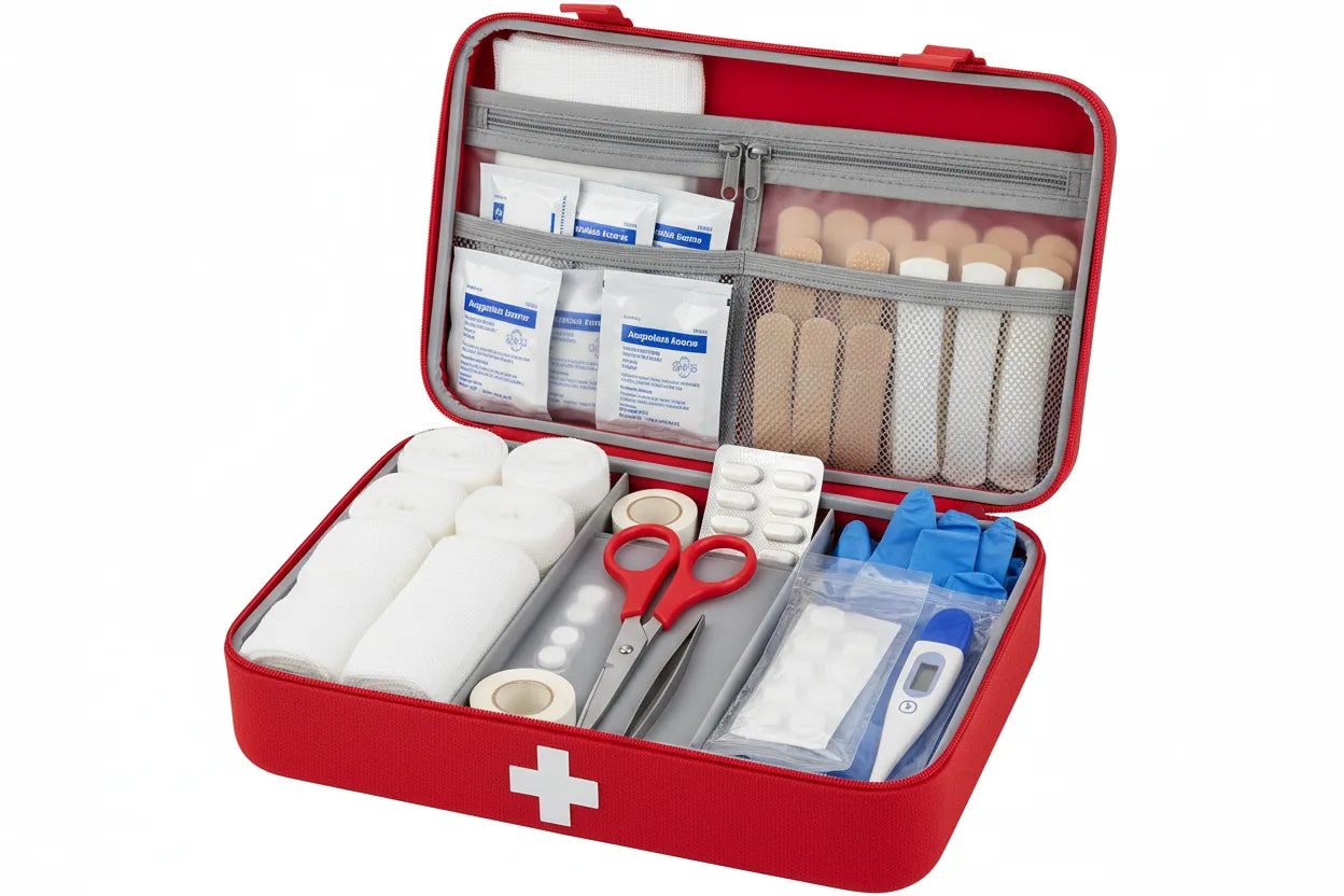 HELPING WITH FIRST AID KIT